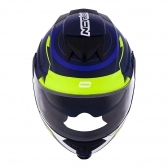 Capacete Norisk Articulado  Route Ff345 Speedmax – Azul Fosco/ Amarelo