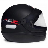 Capacete Taurus Fechado  San Marino Classic - Preto Fosco