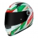 Capacete Ls2 Fechado  Classic Draze -  Branco / Verde / Vermelho