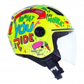 Capacete Norisk Aberto Orion Free -Amarelo
