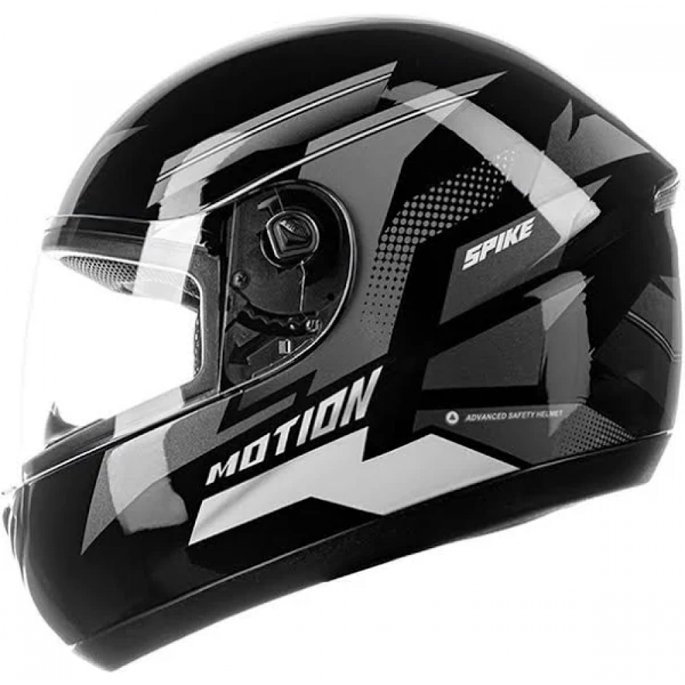 Capacete Peels Fechado  Spike Motion - Preto / Grafite