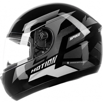 Capacete Peels Fechado  Spike Motion - Preto / Grafite