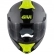 Capacete Givi Articulado Com Óculos Solar Interno X21 Spirit   - Cinza Fosco/ Preto/ Amarelo