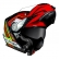 Capacete Norisk Articulado Com Óculos Solar Interno Route Ff345 Charge -  vermelho / Preto