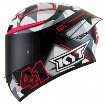 Capacete  Kyt Fechado Tt Course Espargaro   - Fúcsia