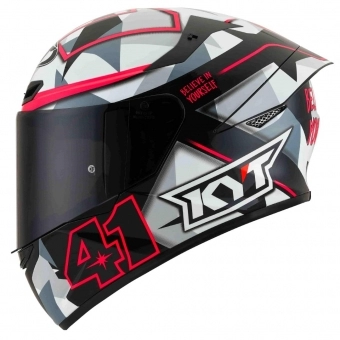Capacete  Kyt Fechado Tt Course Espargaro   - Fúcsia