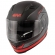 Capacete Givi Fechado Com Óculos Solar Interno 50.5 Lightning  - Preto/Cinza/Vermelho