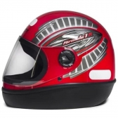Capacete Taurus Fechado Fórmula 1r Grafic - Vermelho