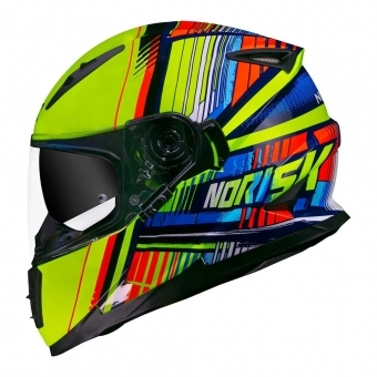 Capacete Norisk Fechado  Soul Advance - Amarelo