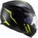 Capacete Ls2 Articulado Com Óculos Solar Interno Scope Skid -  Preto  / Amarelo