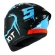 Capacete Kyt Fechado Tt Course Jaume Masia Winter Test - Preto / Azul