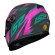 Capacete Ls2 Fechado  Classic Draze -  Cinza / Verde / Rosa
