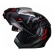 Capacete Peels Articulado Com Óculos Solar Interno Urban U-Rb2 Dynamic – Preto Fosco / Vermelho