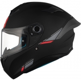 Capacete Mt Fechado Targo S Solid A1 - Preto Fosco