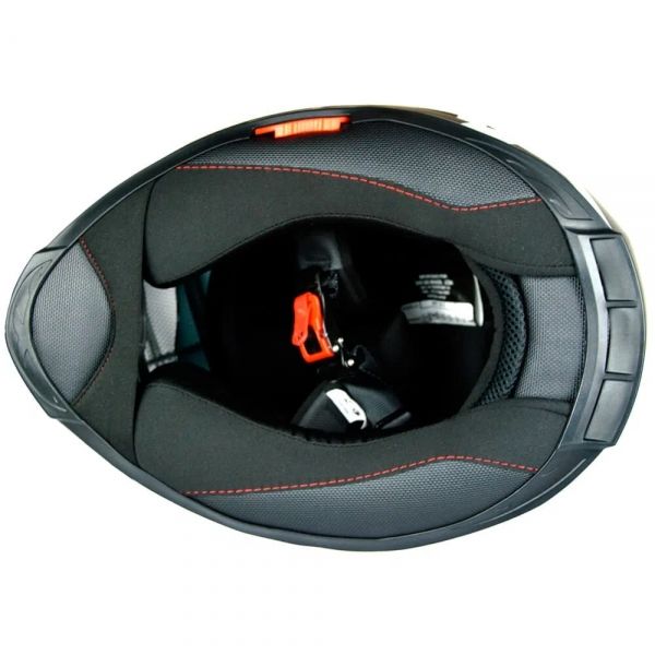 Capacete Givi 50.5 Preto Fosco Monocolor Fechado Com Óculos Solar Interno