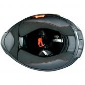 Capacete Givi 50.5 Preto Fosco Monocolor Fechado Com Óculos Solar Interno