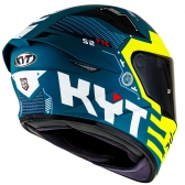 Capacete  Kyt Fechado Tt Course Fuselage - Amarelo