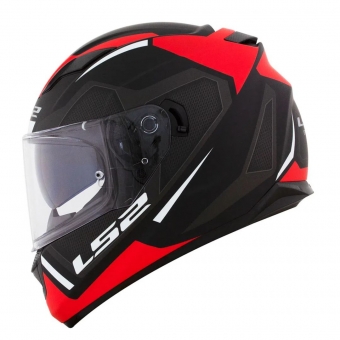 Capacete Ls2 Fechado Ff320 Stream Edge  - Vermelho