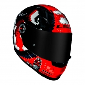 Capacete Ls2 Fechado Classic Ff358 Bullet -  Vermelho