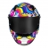 Capacete Ls2 Fechado  Classic Bubble - Branco / Azul