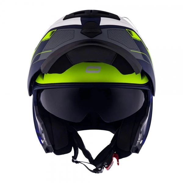 Capacete Norisk Articulado  Route Ff345 Speedmax – Azul Fosco/ Amarelo