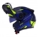 Capacete Norisk Articulado  Route Ff345 Speedmax – Azul Fosco/ Amarelo