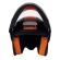 Capacete Taurus Articulado Zarref New Neon – Preto Fosco / Laranja