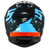 Capacete Kyt Fechado Tt Course Jaume Masia Winter Test - Preto / Azul
