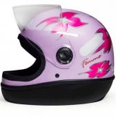 Capacete Taurus Fechado Fórmula 1r Femme - Lilás