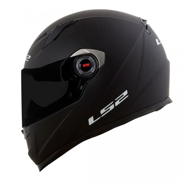 Capacete Ls2 Fechado Classic Ff358 Monocolor - Preto Fosco