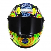 Capacete Ls2 Fechado Classic Alex Barros - Amarelo
