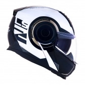 Capacete Ls2 Articulado Com Óculos Solar Interno Scope Arch -  Branco
