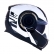 Capacete Ls2 Articulado Com Óculos Solar Interno Scope Arch -  Branco