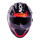 Capacete Norisk Fechado  Soul Advance Tokyo - Vermelho