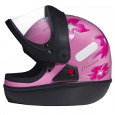 Capacete Taurus Fechado  San Marino Femme - Rosa