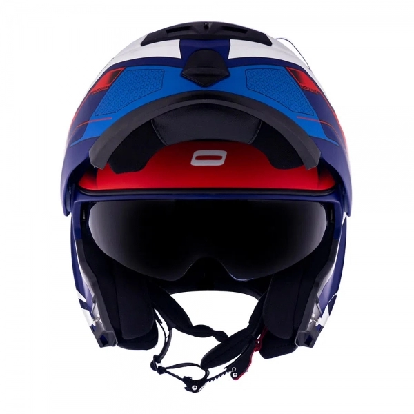 Capacete Norisk Articulado  Route Ff345 Speedmax – Azul Fosco/Branco