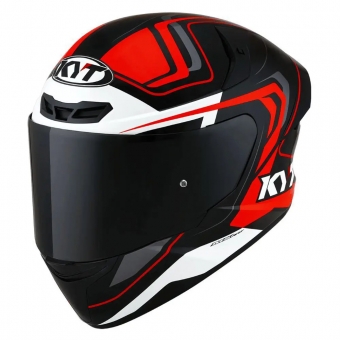 Capacete  Kyt Fechado Tt Course Overtech - Preto / Laranja