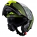 Capacete Givi Articulado Com Óculos Solar Interno X21 Spirit  - Verde Fosco(Militar)/ Preto/ Amarelo