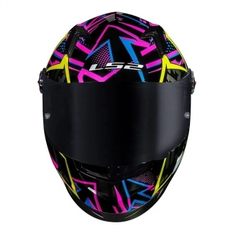 Capacete Fechado Ls2 Classic Ff358 S Rafael Paschoalin - Preto