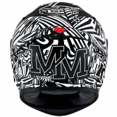 Capacete  Kyt Fechado Tt Course Espargaro Winter Test 2020 Replica - Preto / Branco