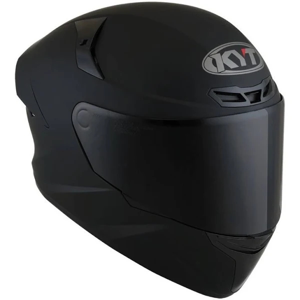 Capacete  Kyt Fechado Tt Course Plain Matt Black - Preto Fosco