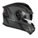 Capacete Norisk Articulado Com Óculos Solar Interno Motion Defender - Preto Fosco / Cinza Titanium