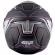 Capacete Givi Articulado Com Óculos Solar Interno X21 Shiver - TITANIUM / PRATA / ROSA FOSCO
