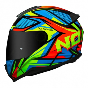 Capacete Norisk Fechado   Razor Sharp - Amarelo