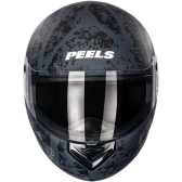 Capacete Peels Fechado  Spike Mob – Chumbo Fosco / Preto
