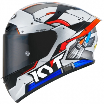 Capacete  Kyt Fechado Tt Course Space Monkey - Branco
