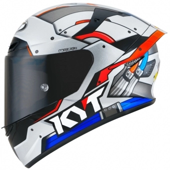 Capacete  Kyt Fechado Tt Course Space Monkey - Branco