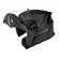 Capacete Norisk Articulado Com Óculos Solar Interno Motion Defender - Preto Fosco / Cinza Titanium