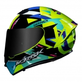 Capacete Norisk Fechado  Supra Denver -  Amarelo