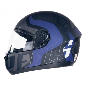 Capacete Peels Fechado  Spike New Ghost -  Preto / Azul
